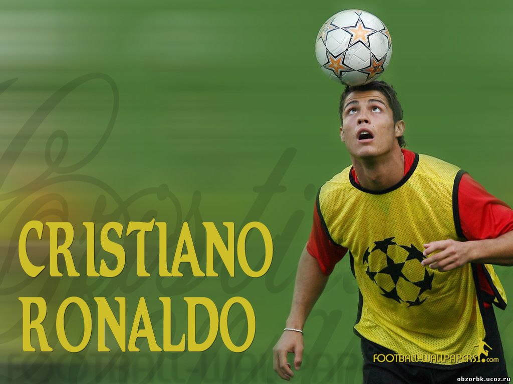 обои с звездой футбола Криштиано Рональдо - Cristiano Ronaldo